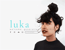 Tablet Screenshot of lisaluka.com